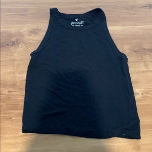 black tank top